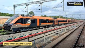 Vande Bharat sleeper rake at SMVT Bengaluru yard, file photo for the 27652 Vande Bharat timetable story