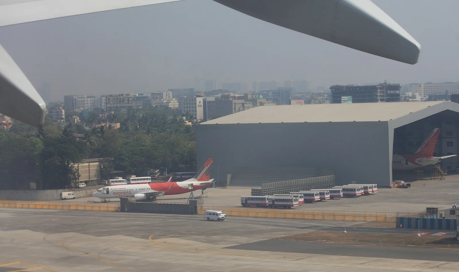 Air India Express and Air India aircraft at Mumbai airport, file photo