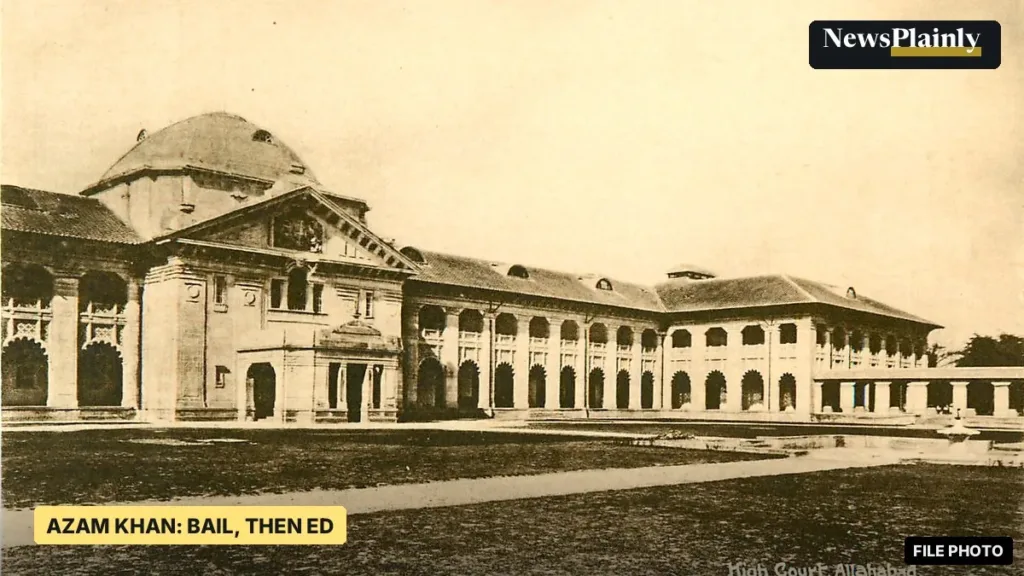 Allahabad High Court in a 1922 postcard photograph, the court that granted Azam Khan bail, file photo