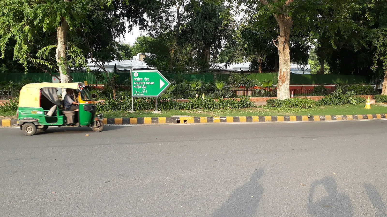 Ashoka Road in New Delhi, where police stopped the anti-SIR protest march
