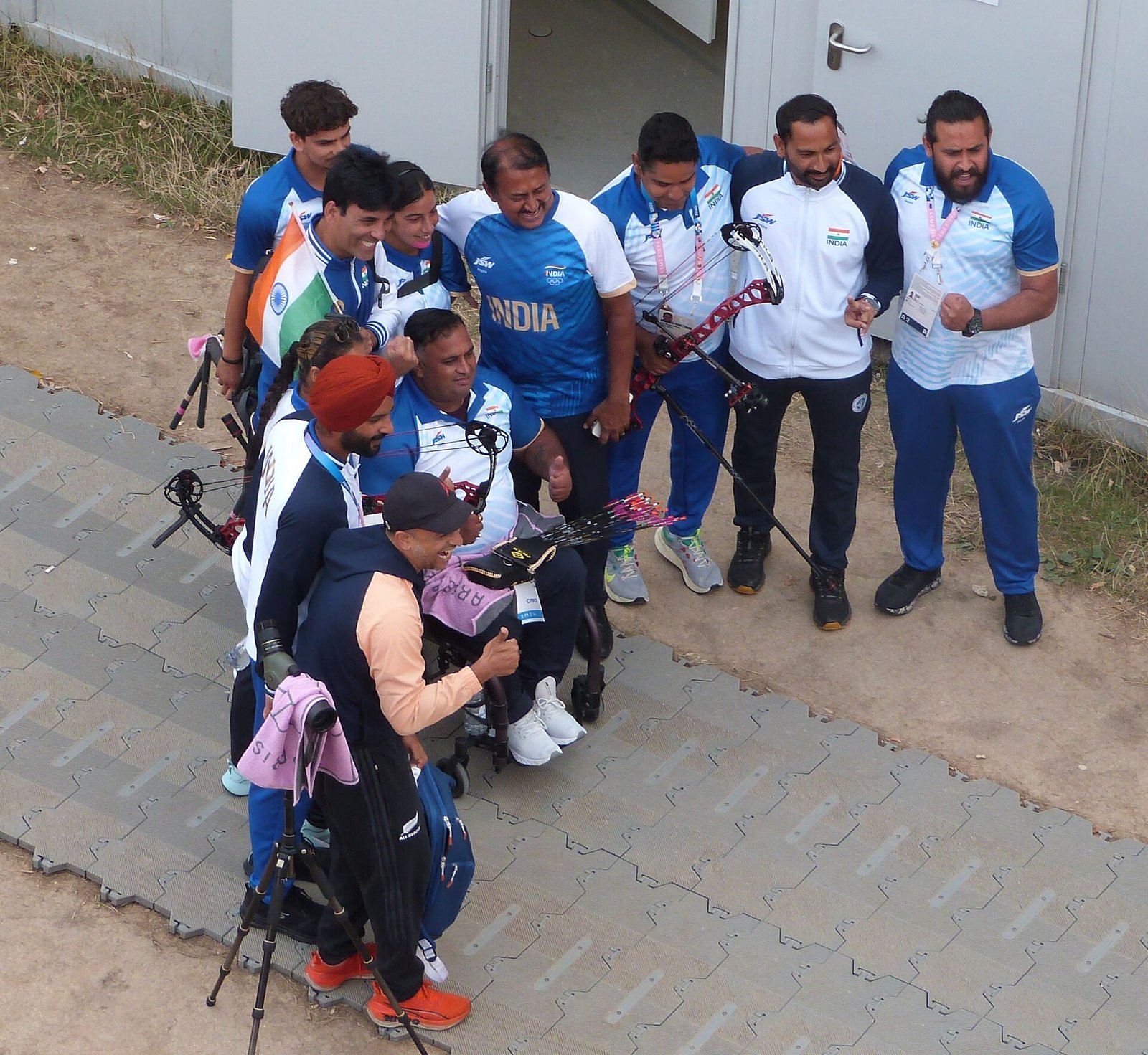 Asian Para Games: India's para archery team with Sheetal Devi at the Paris 2024 Paralympics