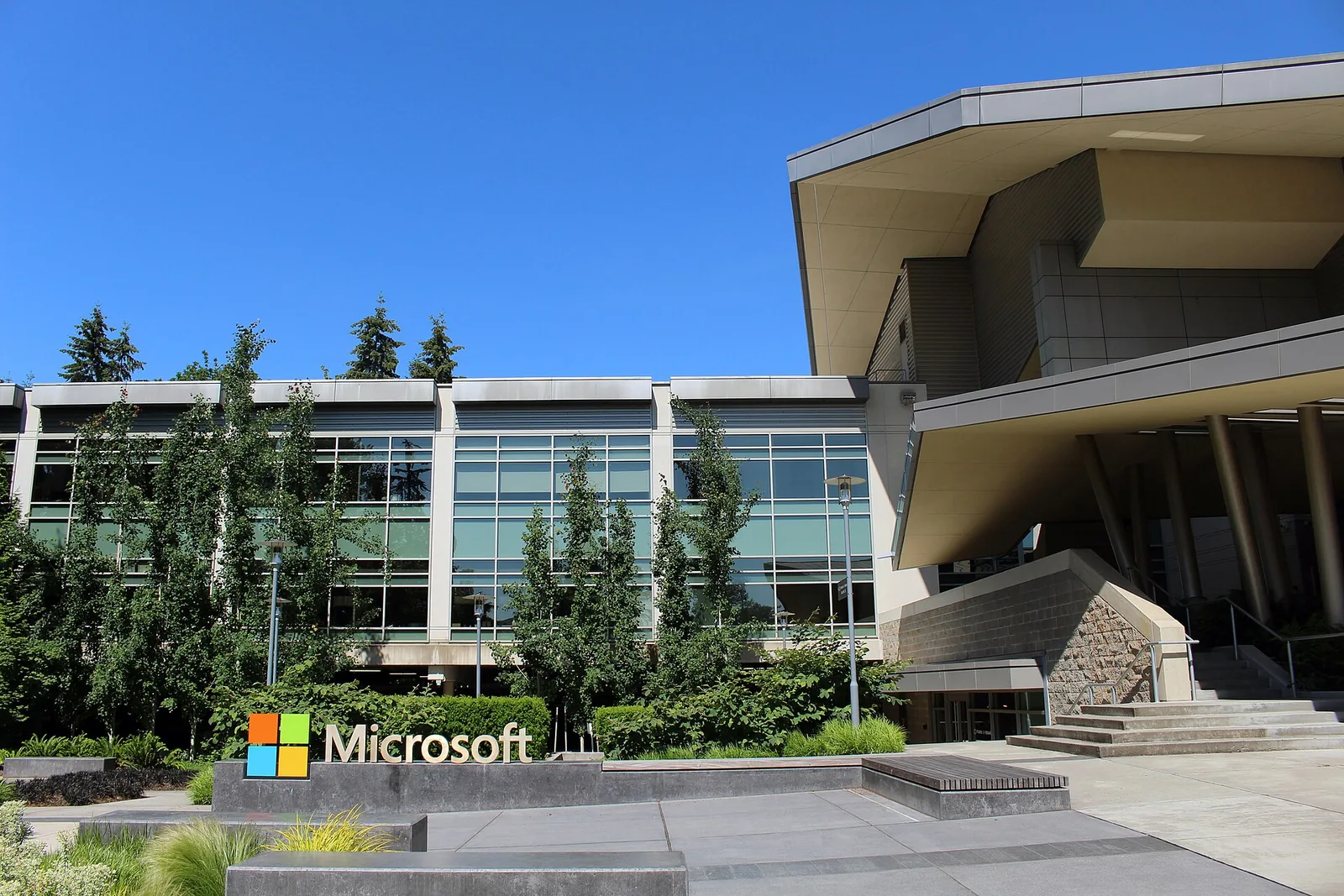 Building 92 at Microsoft headquarters in Redmond, Washington, 2016 file photo