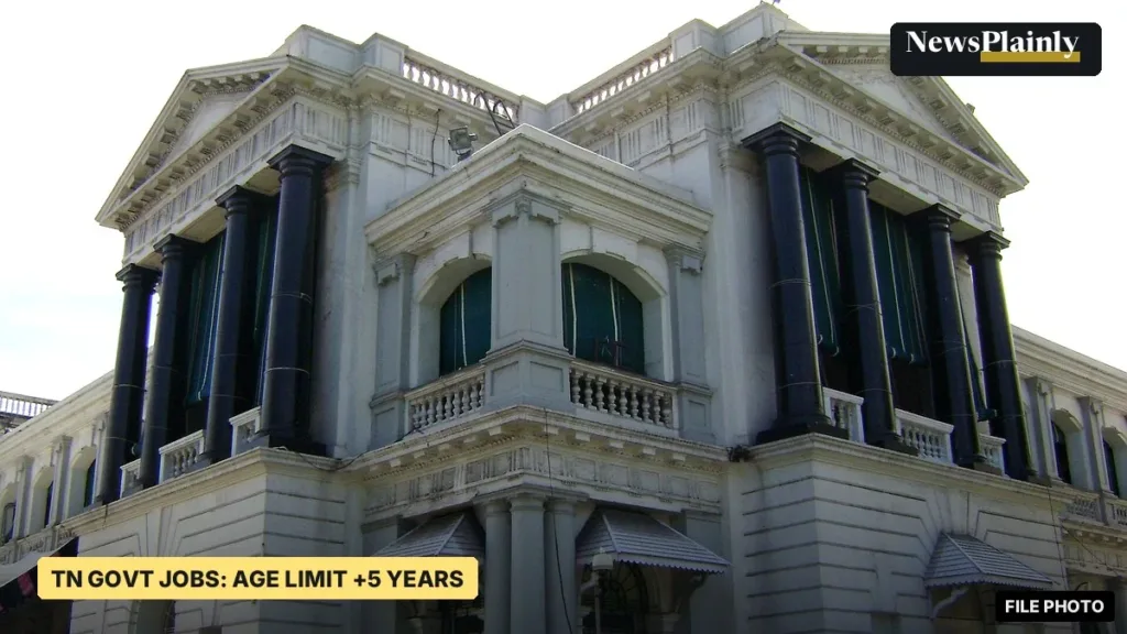 Building at Fort St. George in Chennai, seat of the Tamil Nadu government, file photo for the Tamil Nadu age relaxation