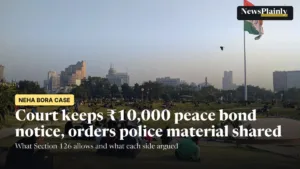 Central Park in Connaught Place, venue of the march Neha Bora was heading to
