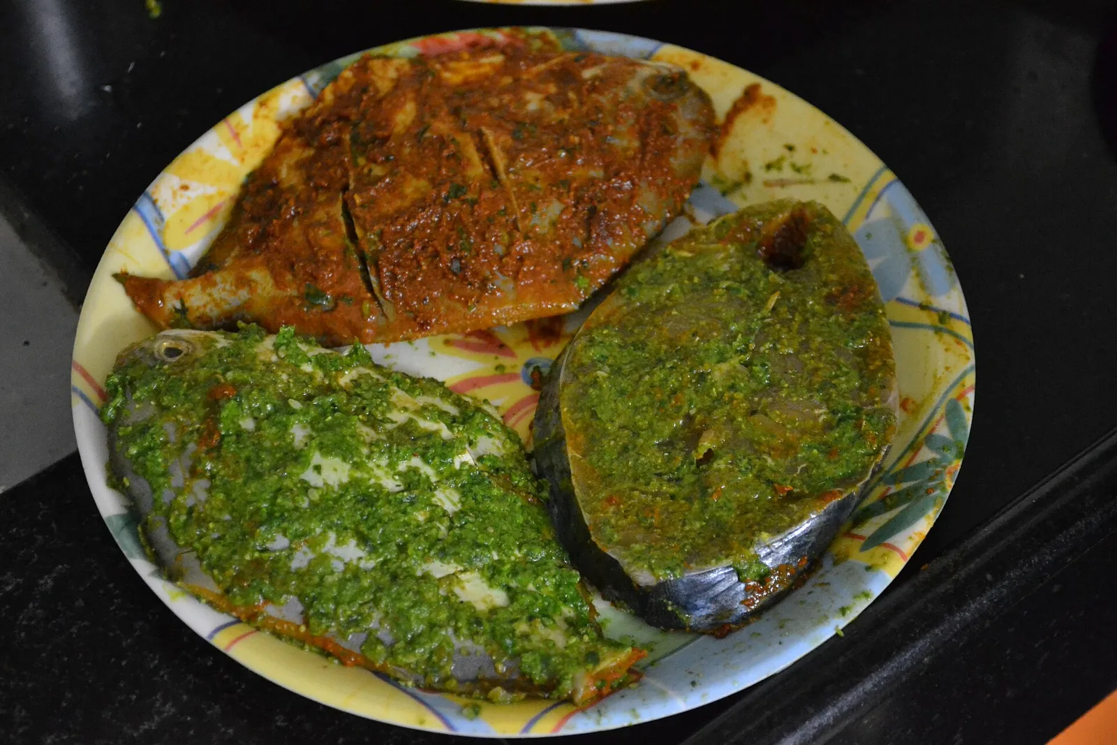 Chettinad fish fry, a dish from the Tamil cuisine Chef Damu championed