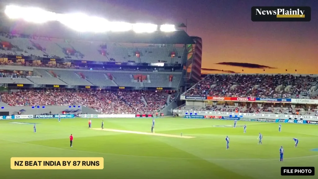 Eden Park in Auckland under lights during a T20 match, file photo for IND vs NZ 4th T20I