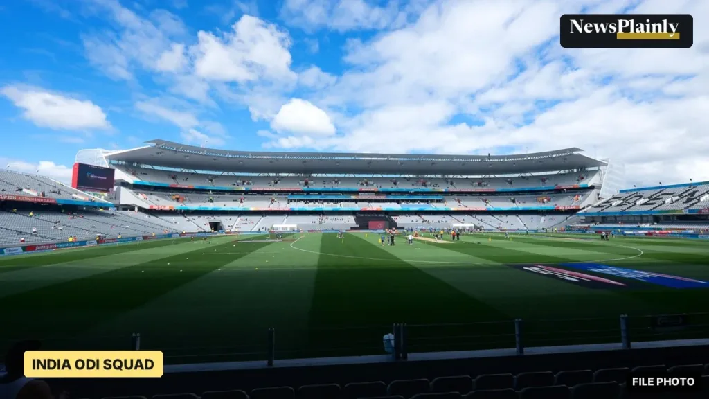 Eden Park stadium in Auckland, venue of the first match for the India ODI squad in New Zealand