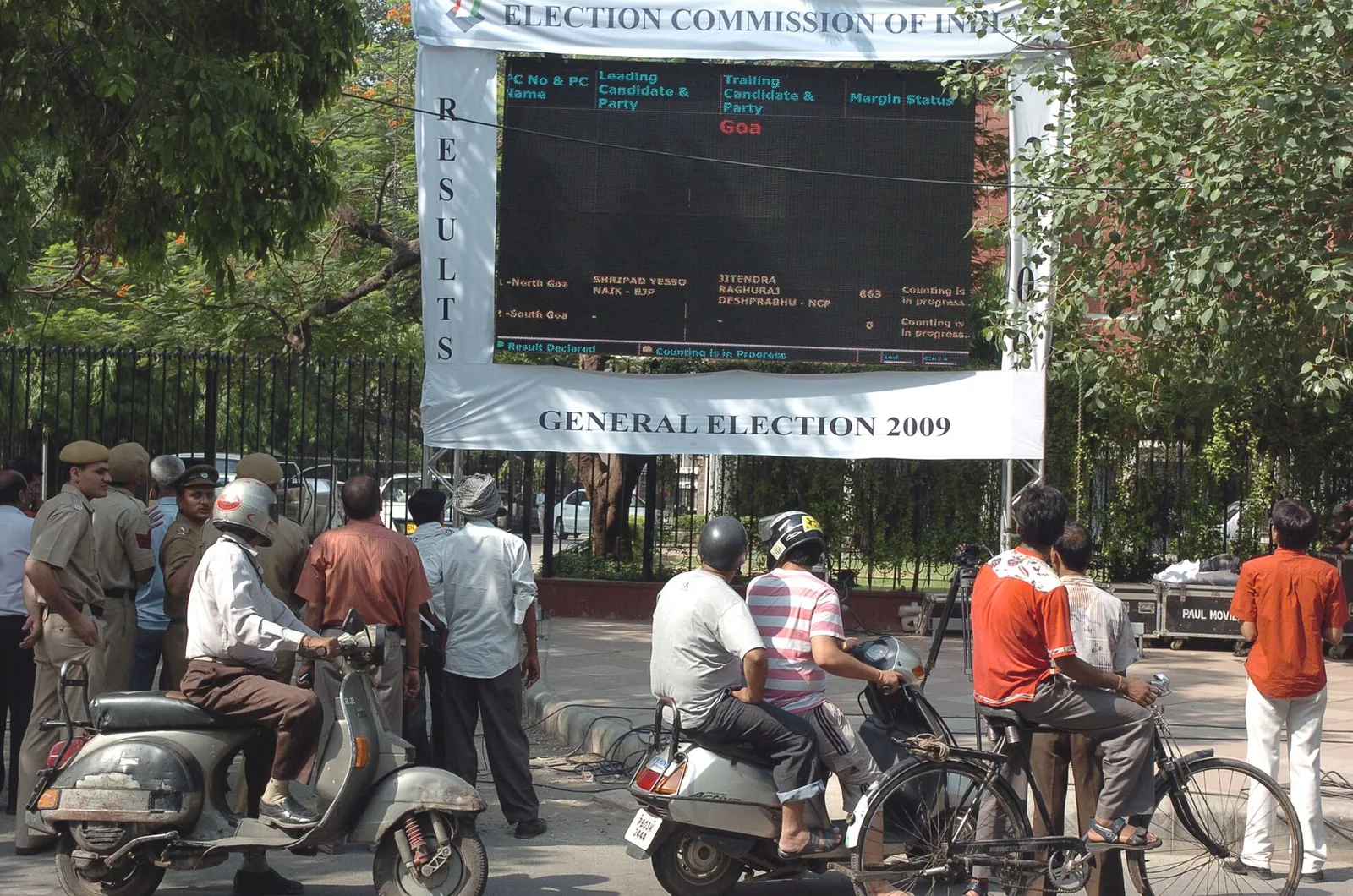 Election Commission of India office at Nirvachan Sadan, New Delhi, during 2009 results, file photo