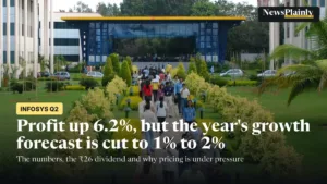 Employees walking through an Infosys campus in Bengaluru, Infosys Q2 results