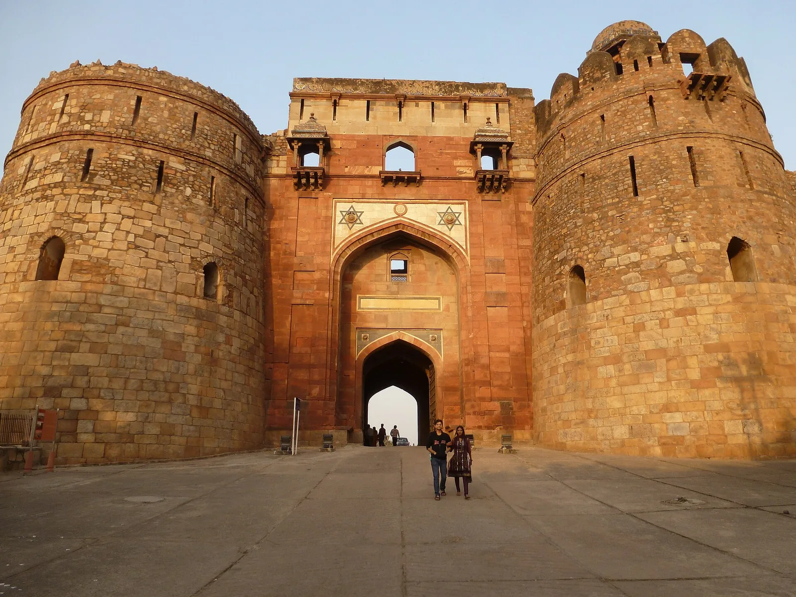 Entrance gate of Purana Qila in Delhi, where the SCO dialogue forum is to be held, file photo