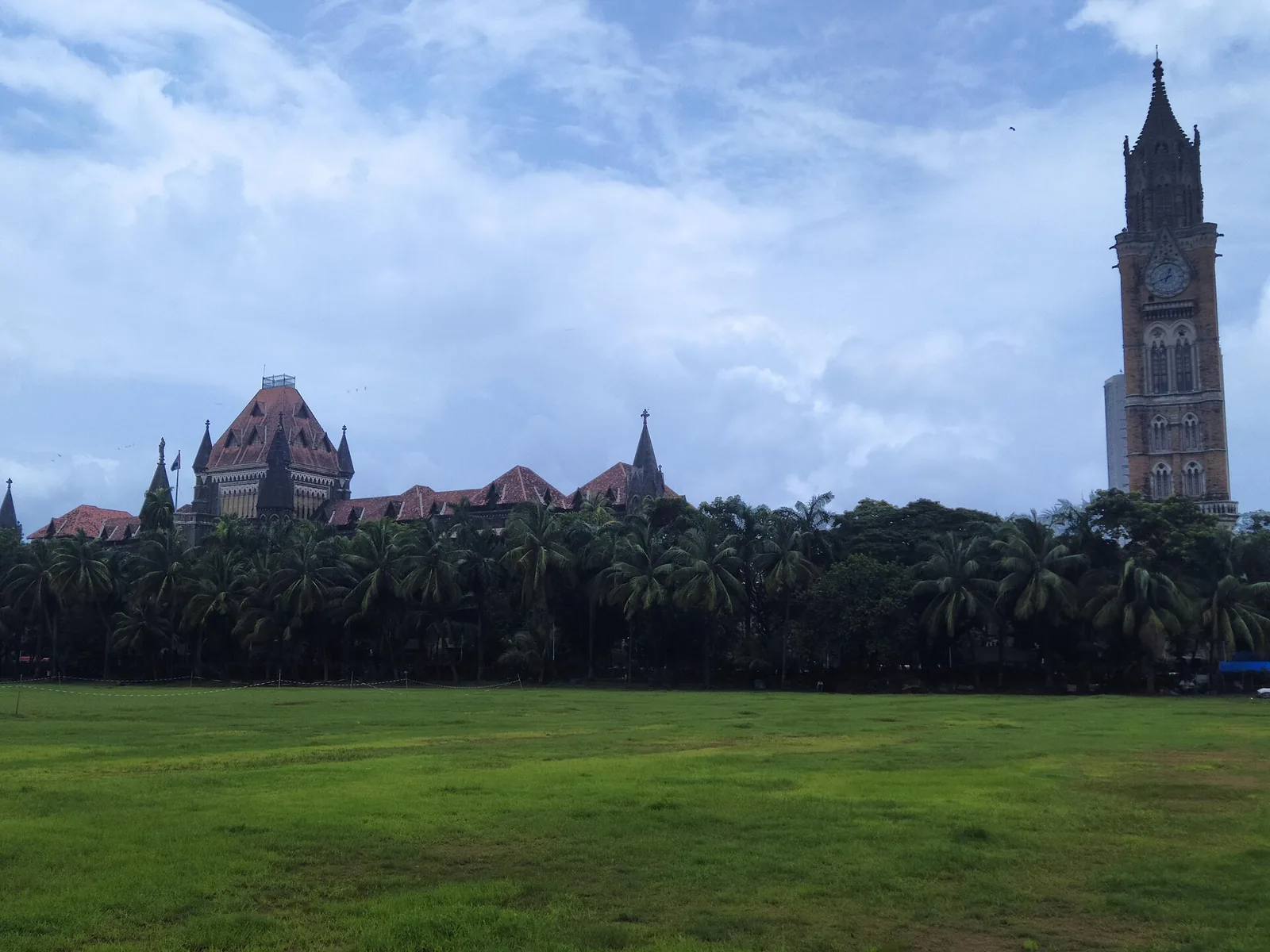 FILE PHOTO: Bombay High Court and Rajabai Clock Tower seen from Oval Maidan, Mumbai