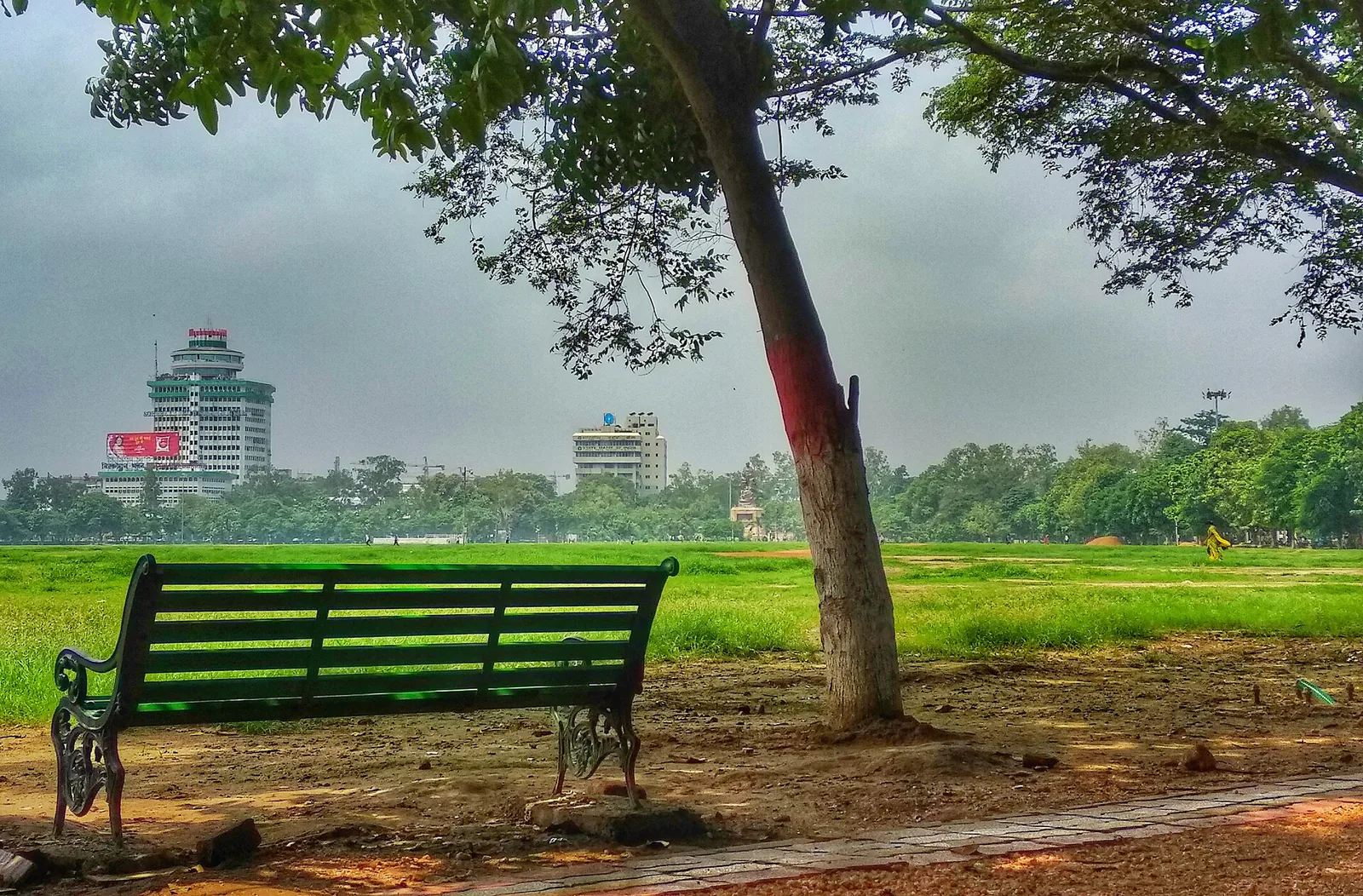 Gandhi Maidan in Patna, the city where Kharge spoke on 25 October