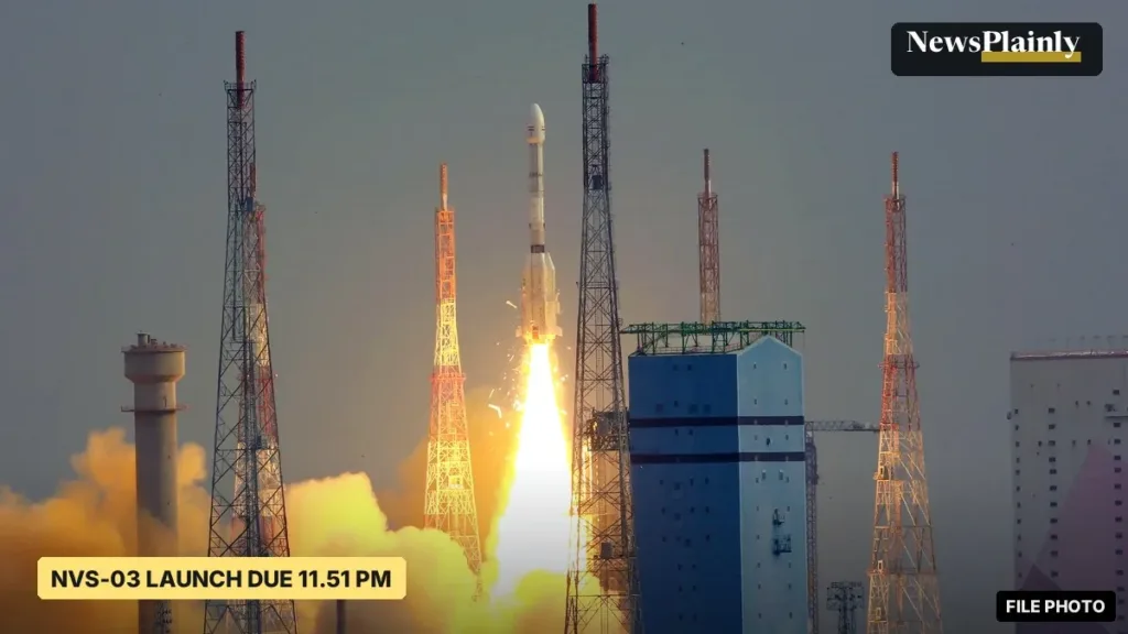GSLV-F16 lifting off from Sriharikota on 30 July 2025, file photo before the NVS-03 launch