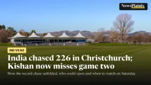Hagley Oval in Christchurch, venue of the IND vs NZ 2nd T20I