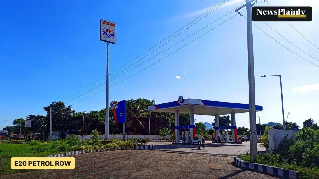 HP petrol pump at Addakal, Telangana, file photo, amid the E20 petrol row