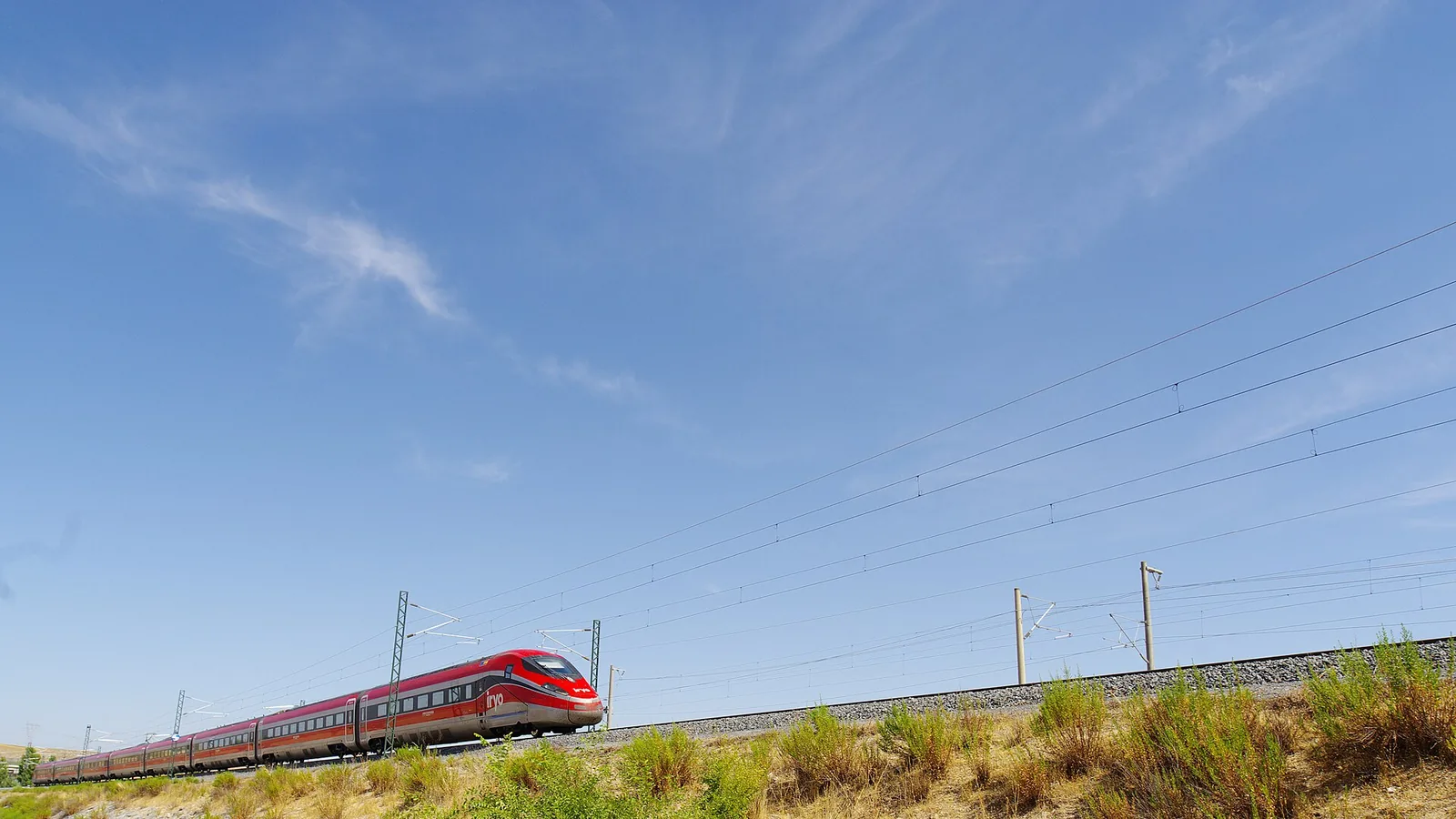 Iryo Frecciarossa 1000 high-speed train in Madrid, September 2025 file photo