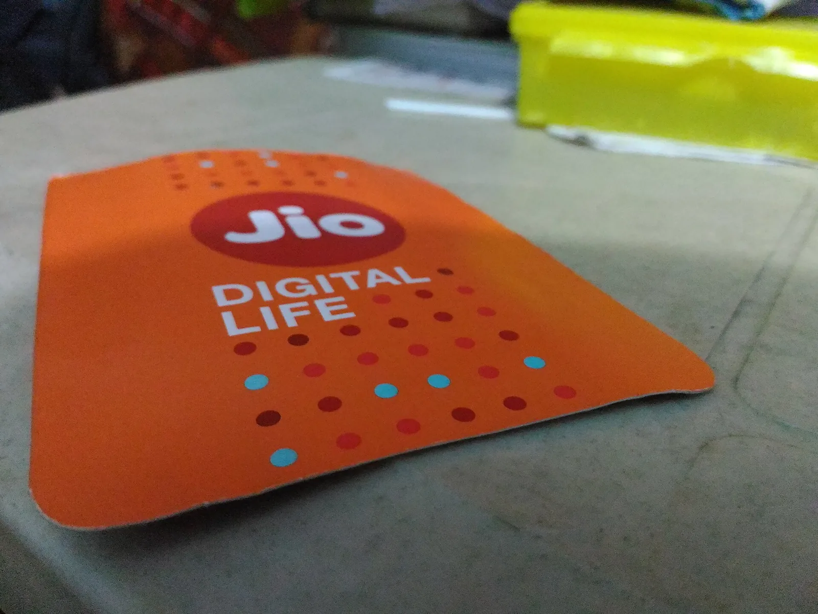 Jio SIM card pack, 2016 file photo, Jio market cap story