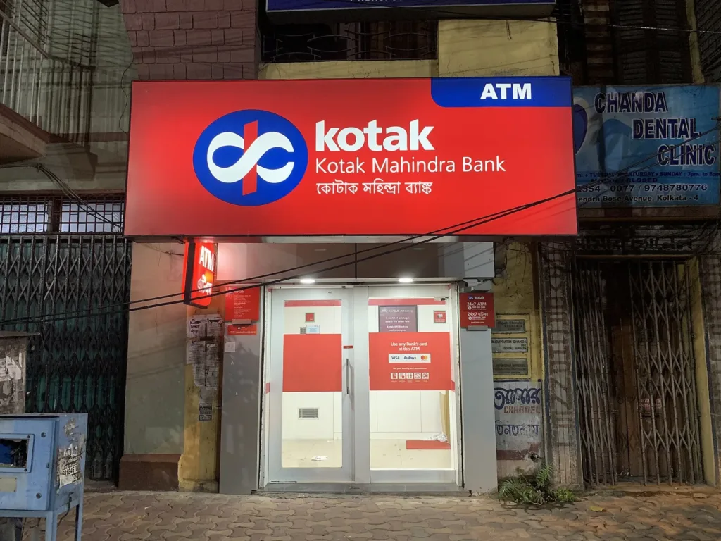 Kotak Mahindra Bank ATM in Kolkata, as Kotak Bank Q2 results show profit up 29%