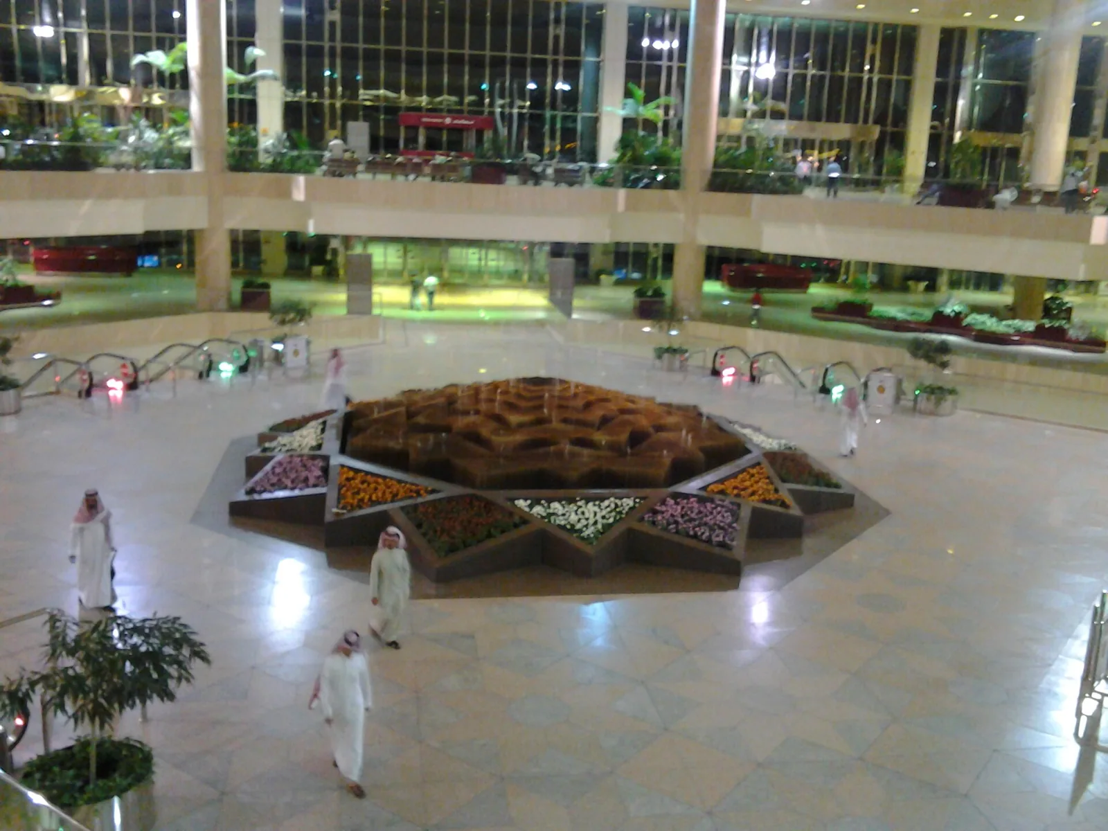 Main hall of King Fahd International Airport in Dammam, Saudi Arabia
