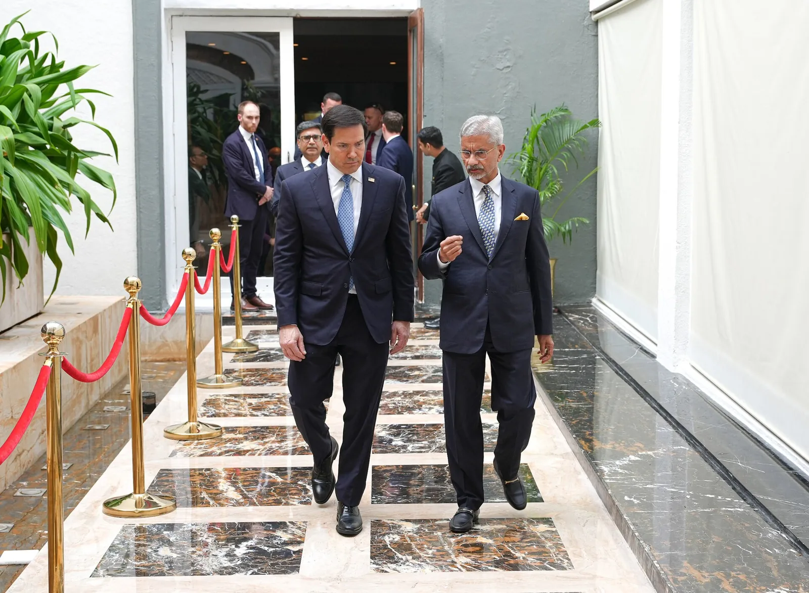 Marco Rubio and S. Jaishankar in Mumbai on 20 October 2026
