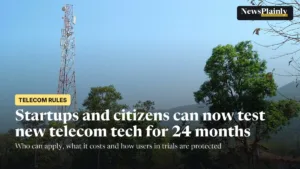 Mobile communication tower in Karnataka, as new telecom sandbox rules take effect