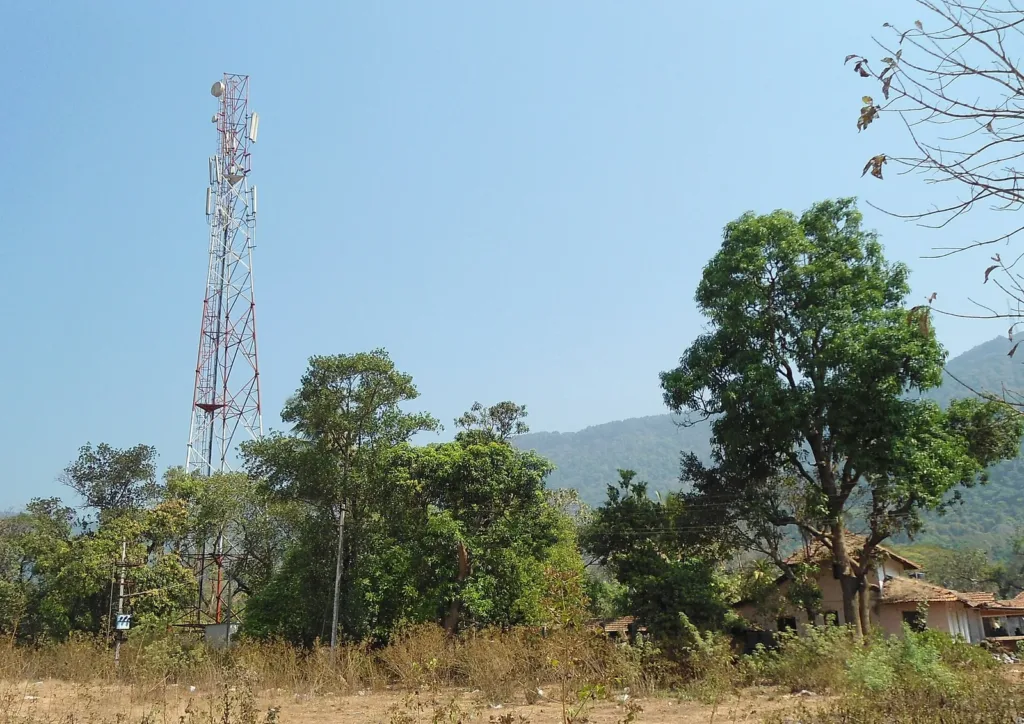 Mobile communication tower in Karnataka, as new telecom sandbox rules take effect