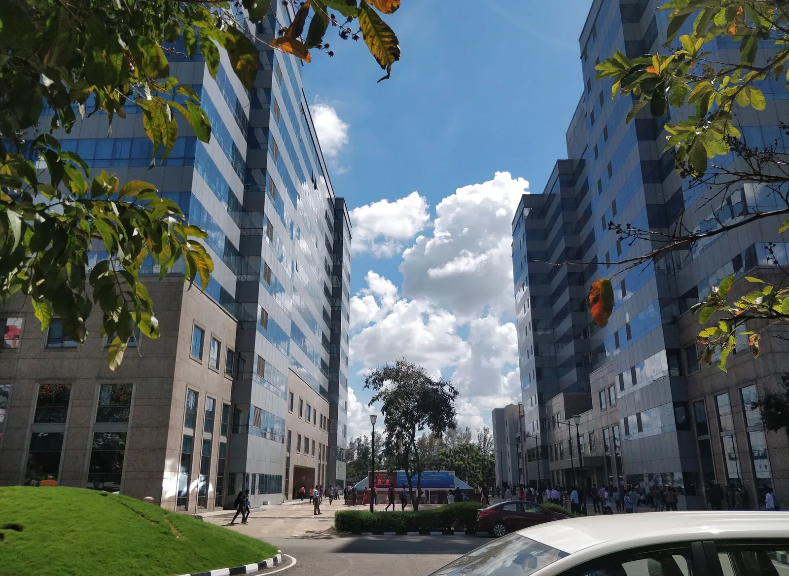 Office towers at ITPL Whitefield, one of the Bengaluru IT companies hubs