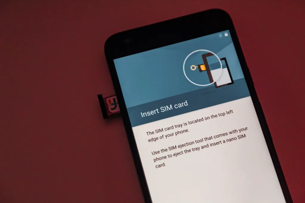 Phone asking for a SIM card, as SIM binding will require for WhatsApp