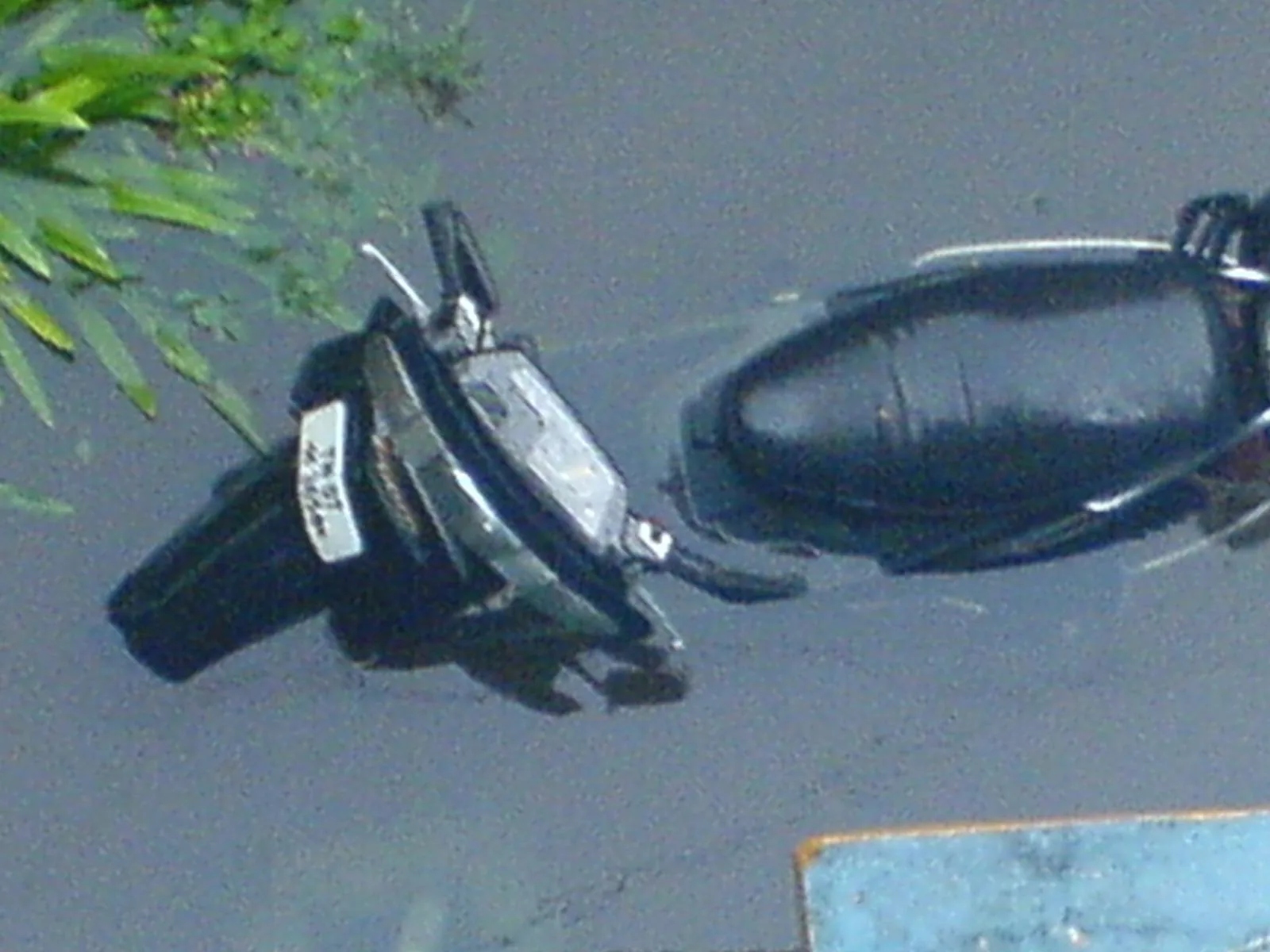 Rain on a street in Chennai, where the northeast monsoon brings most of the year's rain