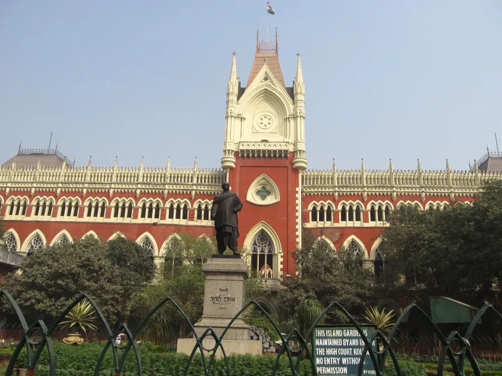 Red facade of the Calcutta High Court in Kolkata, Adani video order file photo