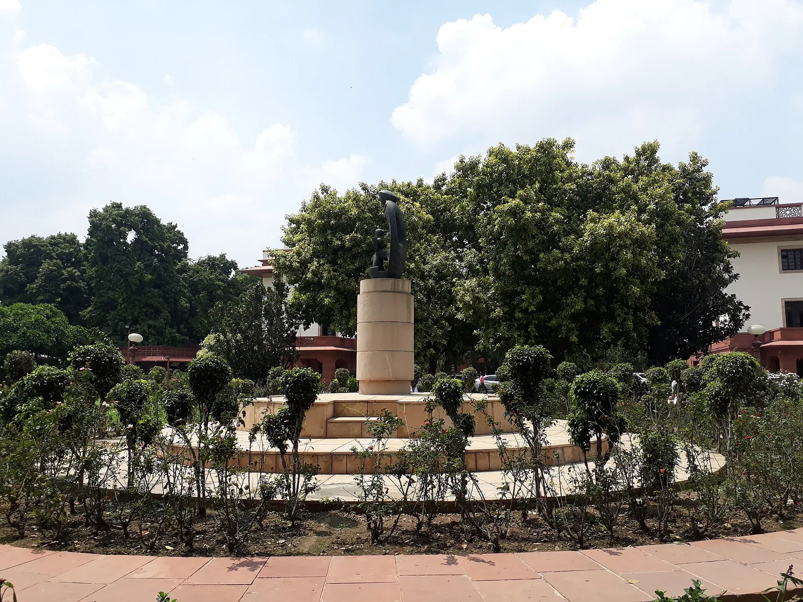 Sculpture in the garden of the Supreme Court of India, New Delhi, file photo