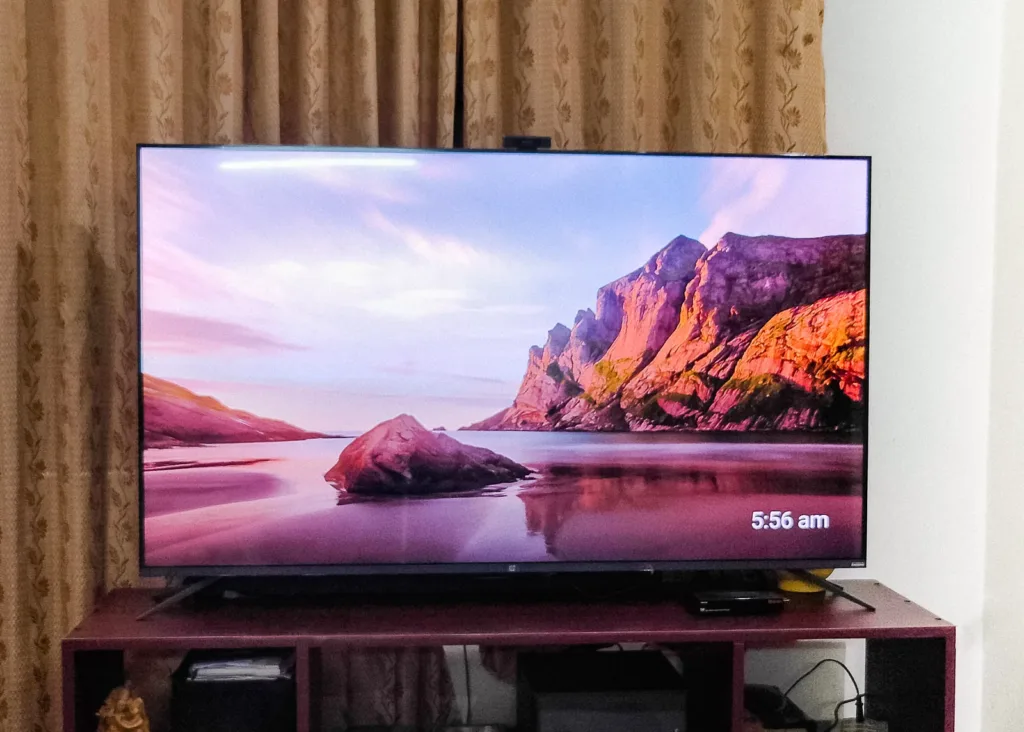 Smart TV in an Indian home, TRAI FAST channels representative photo
