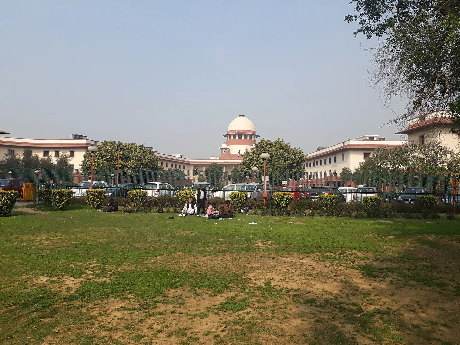 Supreme Court of India and its lawns, where the collegium recommends judges