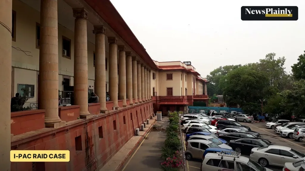 Supreme Court of India building in New Delhi, where the I-PAC raid case was heard