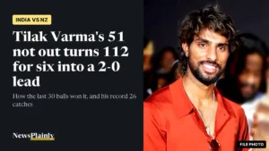 Tilak Varma, India's T20I vice-captain, file photo