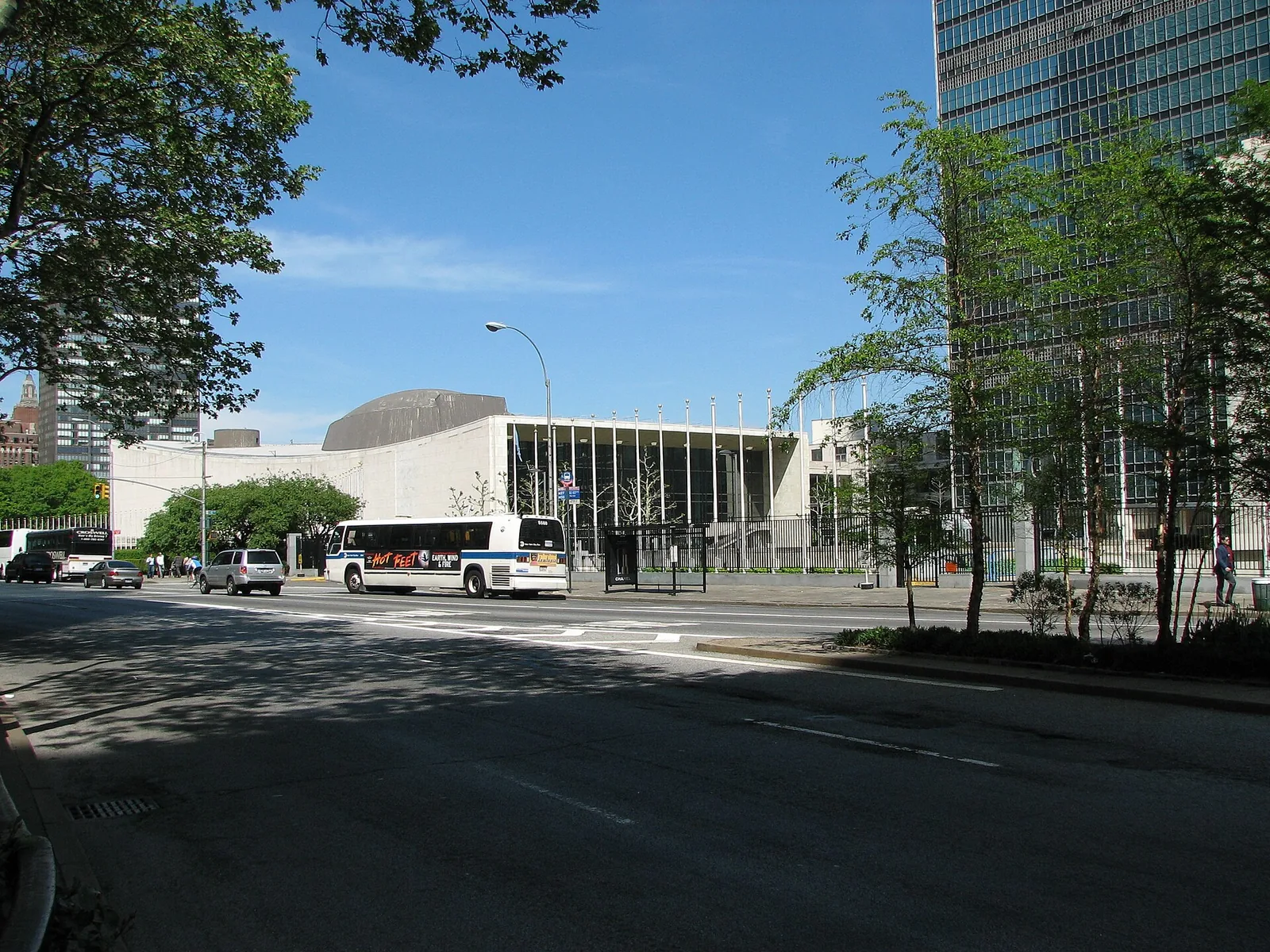 UN General Assembly building in New York, where India raised its D-Company objection