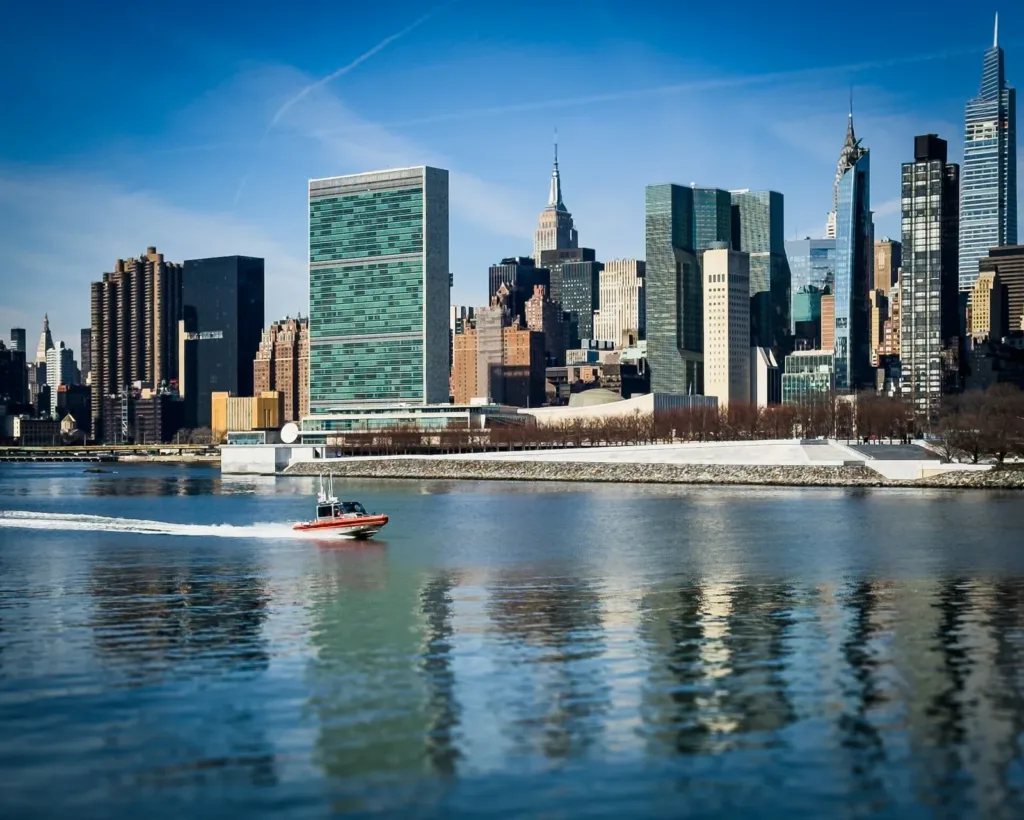 United Nations headquarters in New York, where India raised the Dawood Ibrahim objection