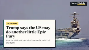 US Navy ships in the Strait of Hormuz, file photo, after the Epic Fury warning