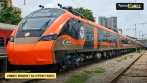 Vande Bharat sleeper trainset on a railway track, Vande Bharat sleeper fare story