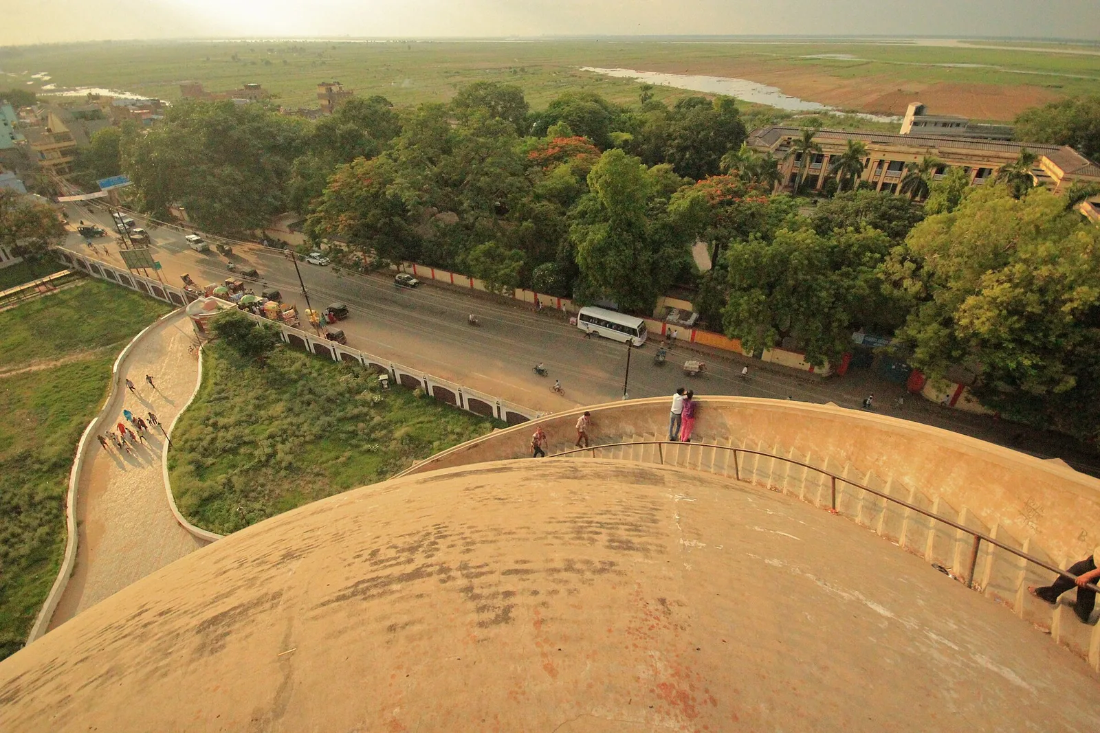 View over Patna from the top of the Golghar