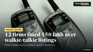Walkie-talkie listings: two handheld two-way radios, file photo