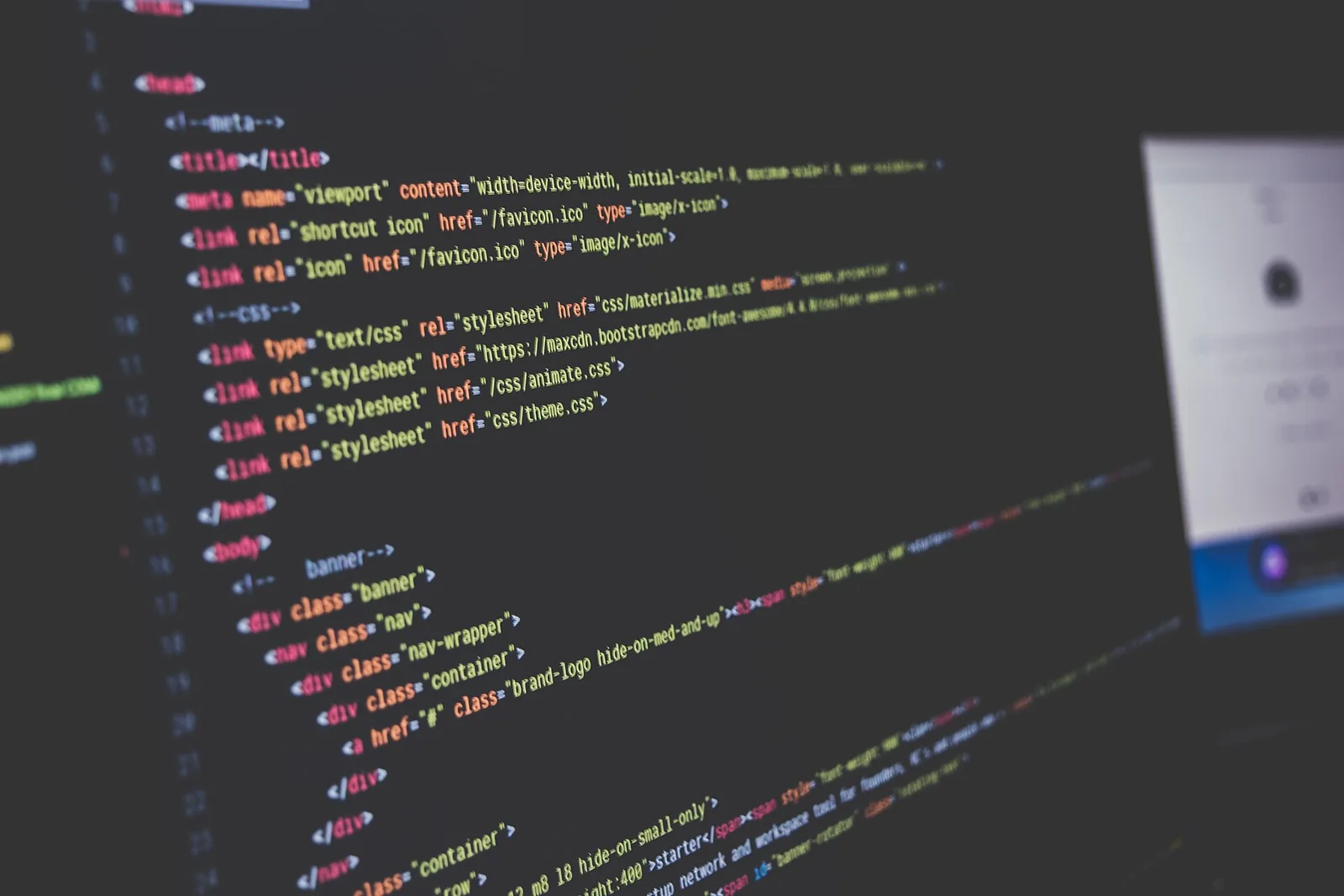 Website code on a screen in Vijayawada as site owners apply a PHP security update
